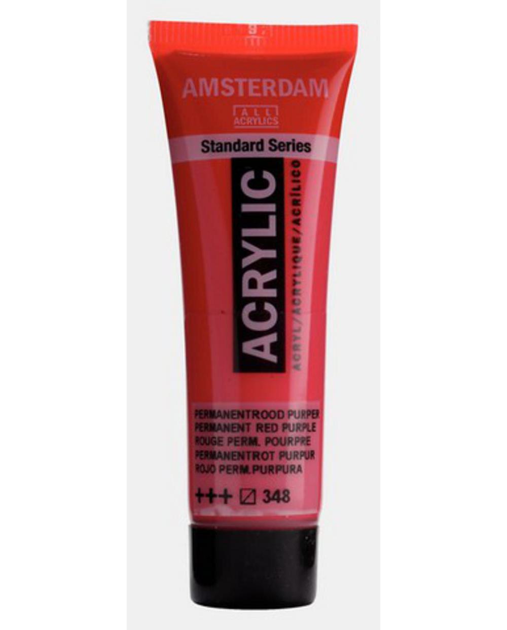 Amsterdam, Acrylic, Art & School, Paint, 20ml, 974510, Permanent Red Purple